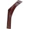 Ekena Millwork Morris Steel Bracket, Hammered Bright Red 3"W x 14"D x 14"H BKTM03X14X14MOHRE - alternate 1